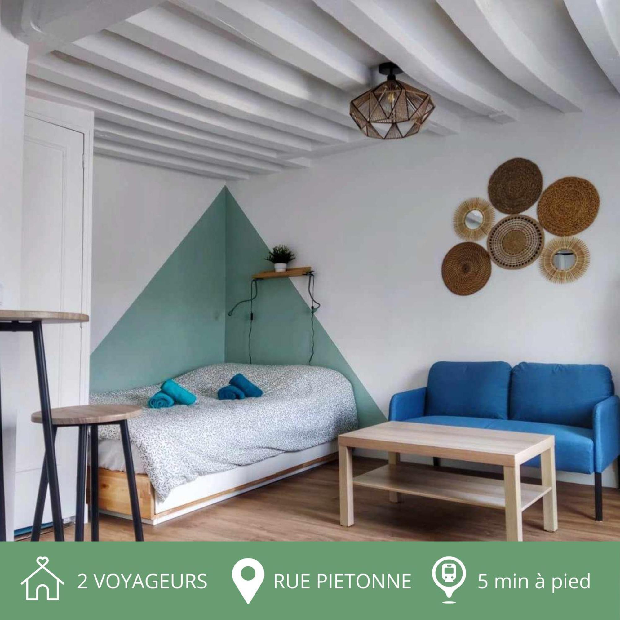 Au P'Tit Lagny - Rue Pietonneアパートメント エクステリア 写真
